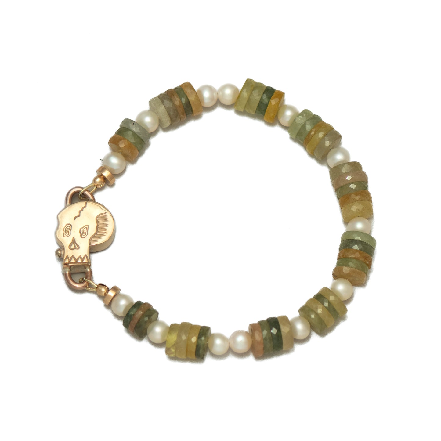 Zafiro bracelet green/yellow