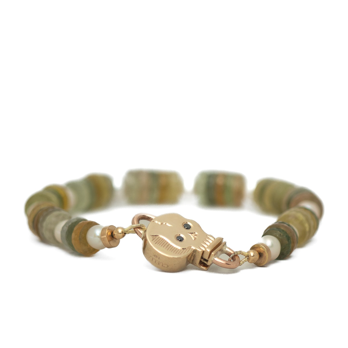 Zafiro bracelet green/yellow
