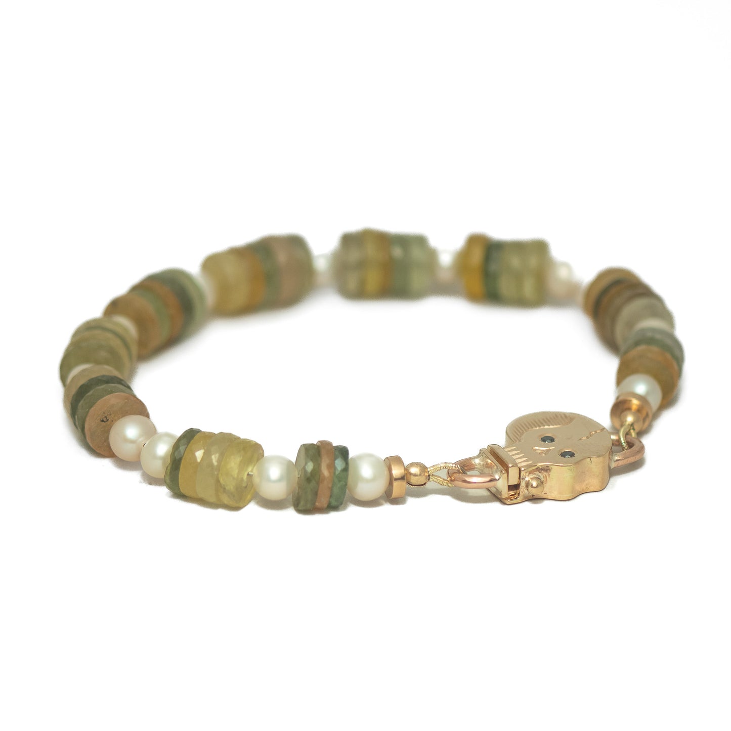 Zafiro bracelet green/yellow
