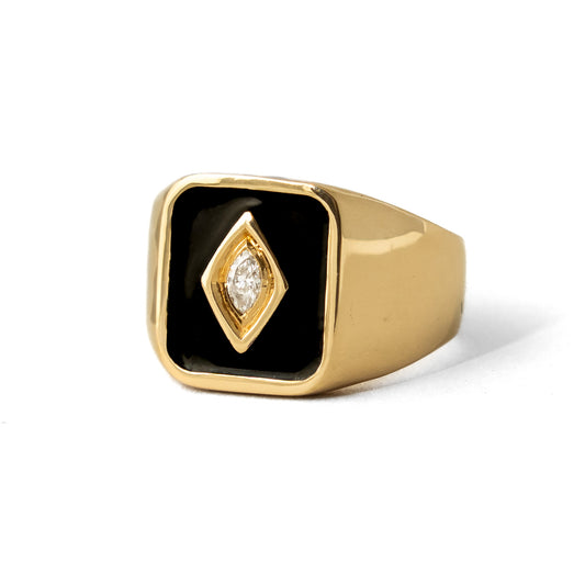 First Class signet ring - Two